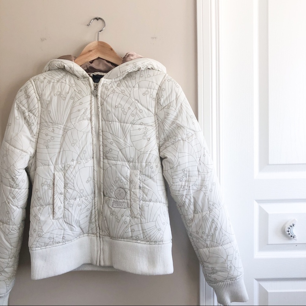 Ezekiel White Puffer Jacket